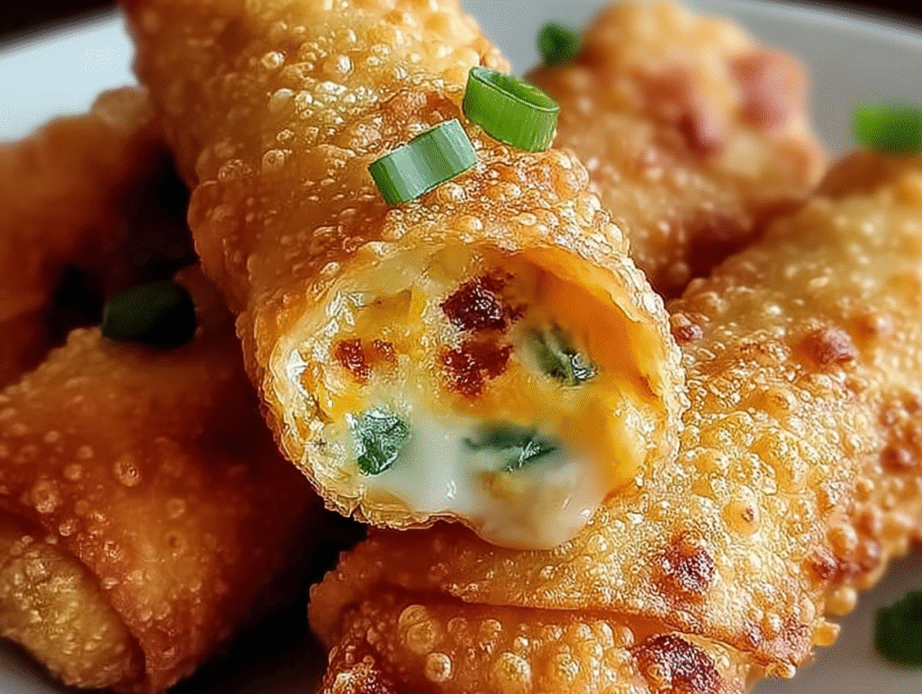 Mini Jalapeno Popper Egg Rolls