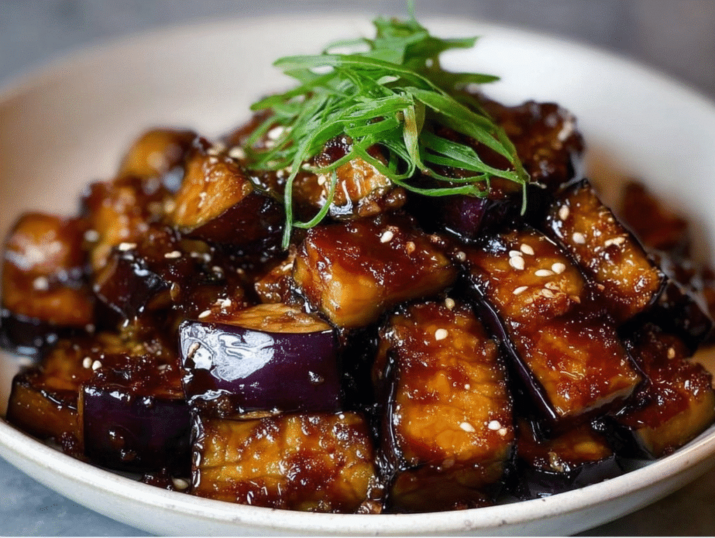 Miso Glazed Eggplant