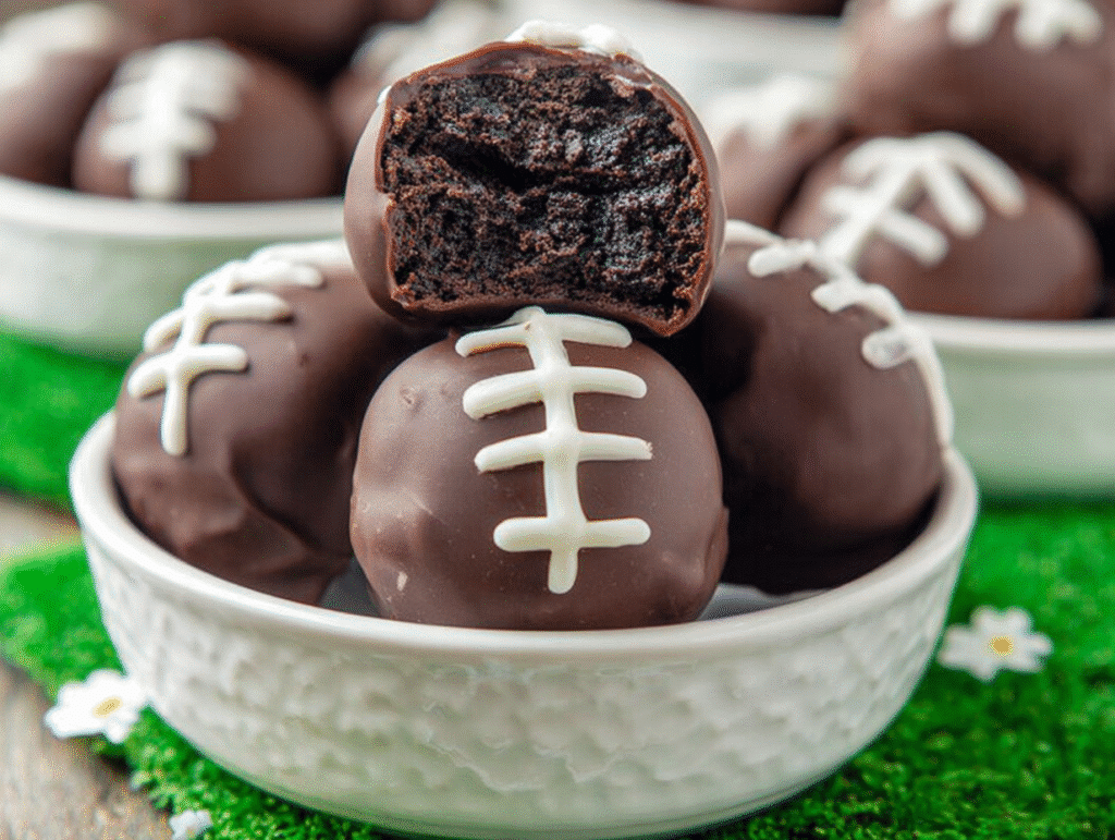 Oreo Football Truffles