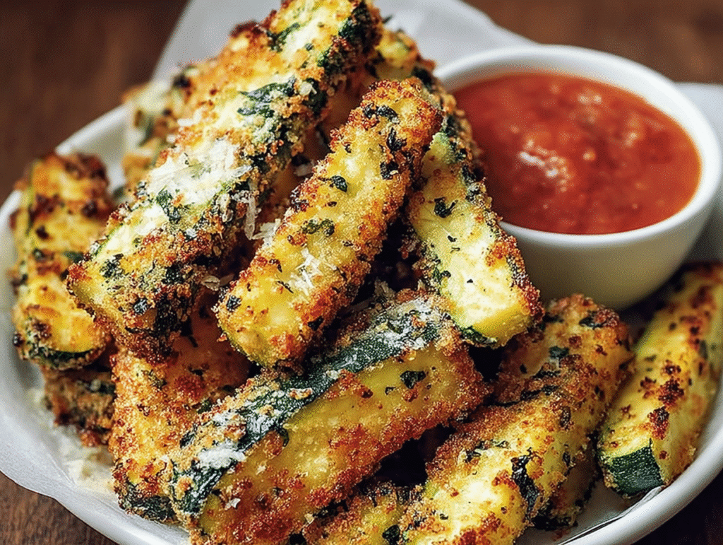 Parmesan Zucchini Fries