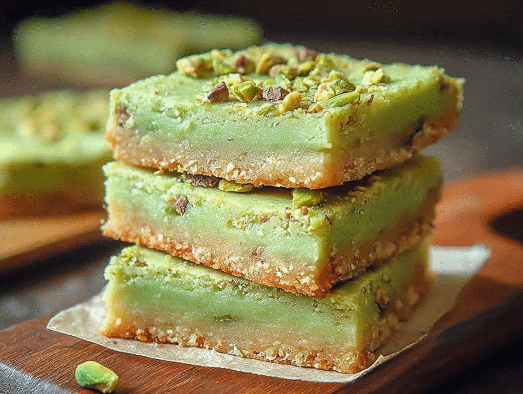 Pistachio Cookie Bars