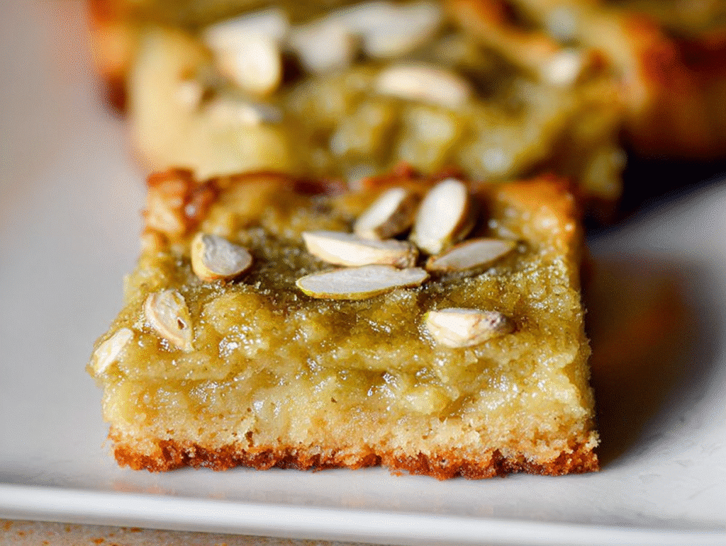 Pistachio Ooey Gooey Butter Cake