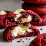 Red Velvet Cheesecake Stuffed Cookies