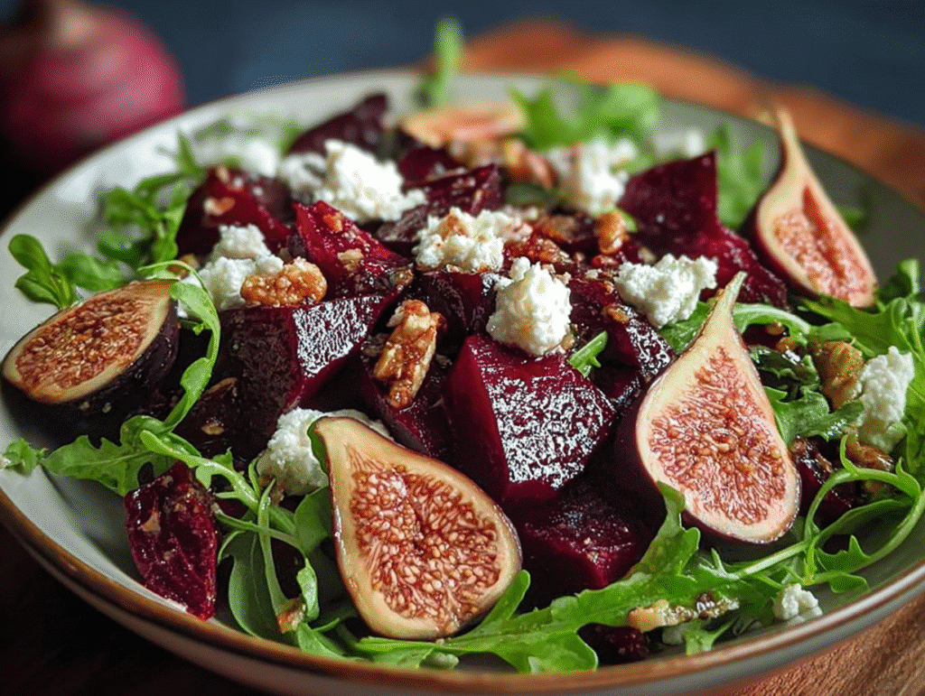 Roasted Beet and Fig Salad