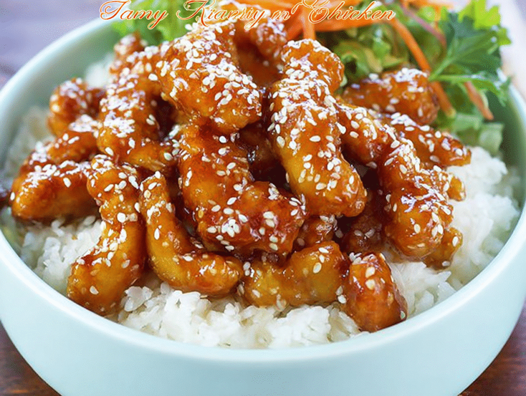 Savory Honey Sesame Chicken