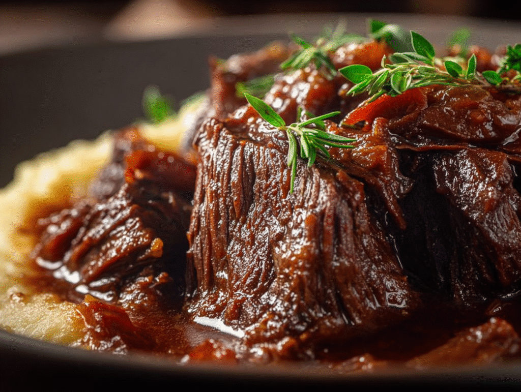 Slow Cooker Beef Manhattan