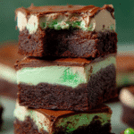 St. Patrick's Day Mint Brownies