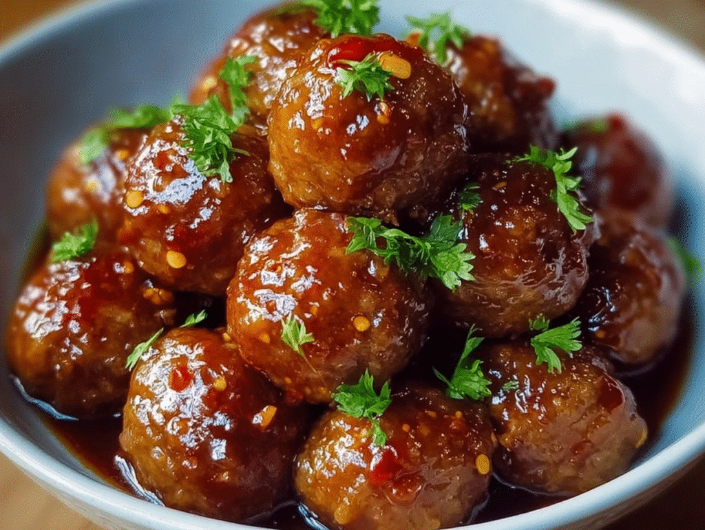 Sweet Chili Meatballs