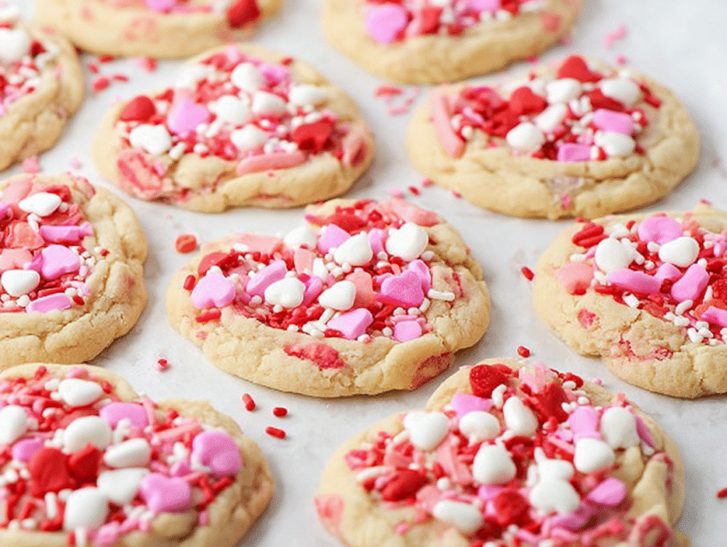 Sweet and Salty Valentine's Day Cookies