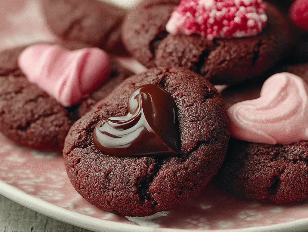 Valentine Ganache Cookies