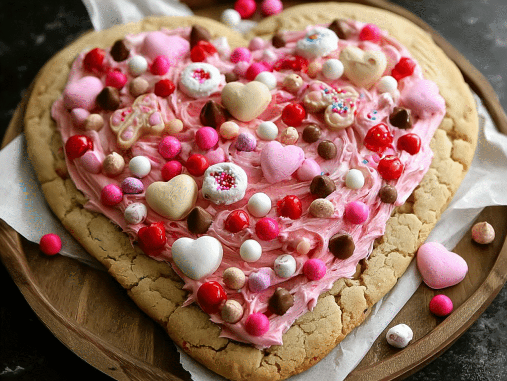 Valentine's Day Cookie Cake
