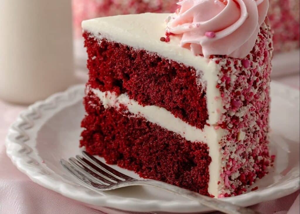 Valentine’s Heart Red Velvet Cake