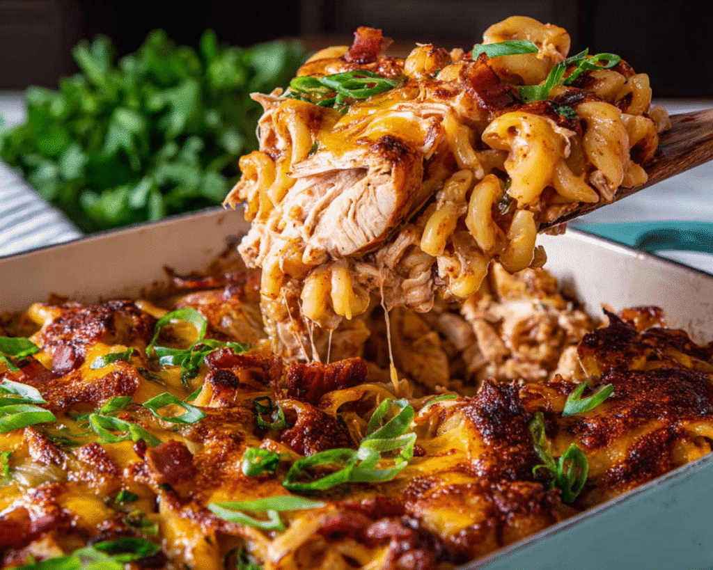 BBQ Chicken Casserole For Spring
