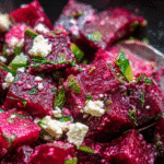 Beet Salad with Feta Cucumbers and Dill For Spring Dinner