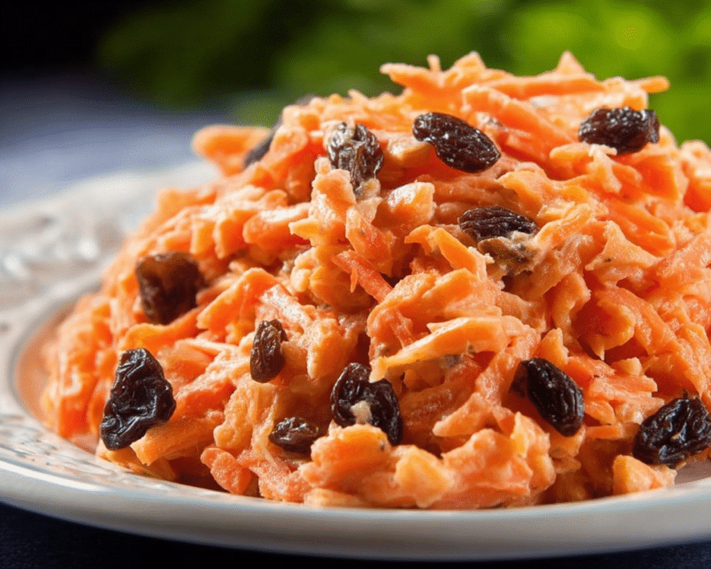 Carrot and Raisin Salad For Spring