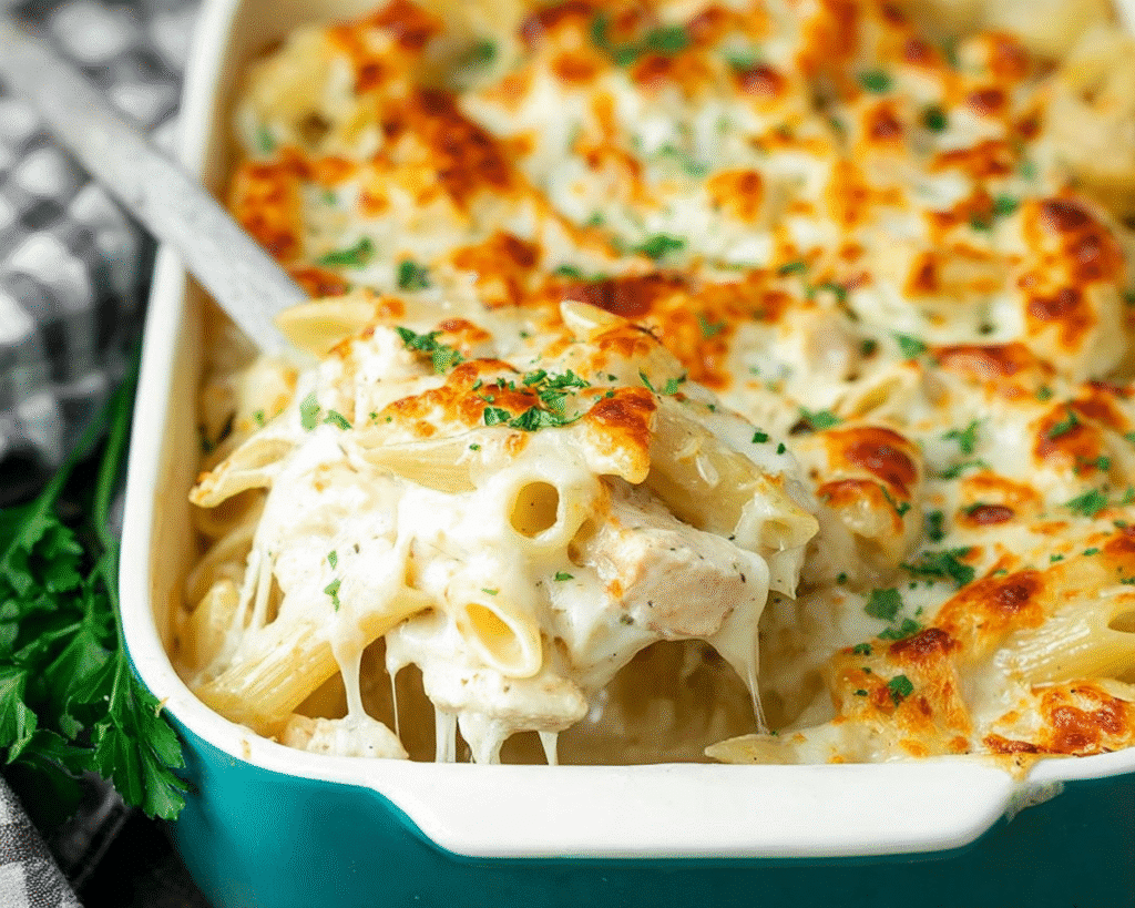 Chicken Alfredo Casserole For Spring