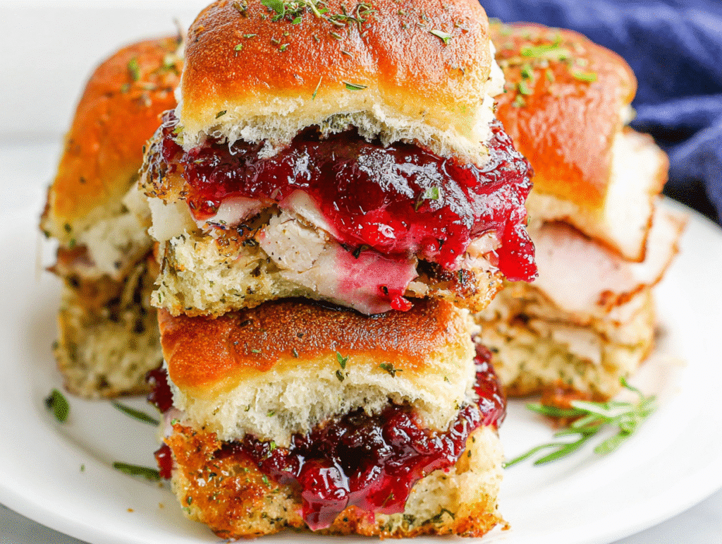 Classic Ground Turkey Cranberry Sliders