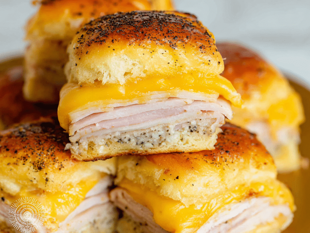 Classic Ground Turkey and Cheese Sliders