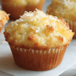 Coconut and Pineapple Cottage Cheese Muffins
