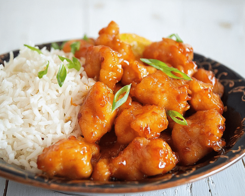 Copycat Panda Express Orange Chicken For Spring