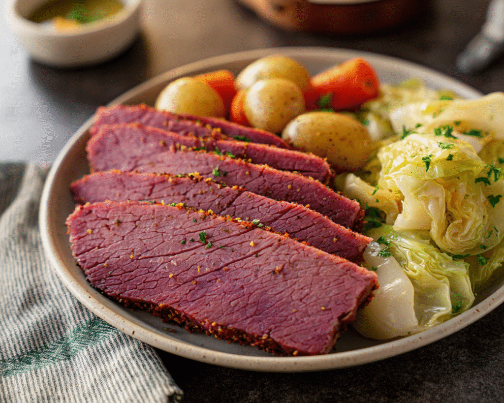Corned Beef and Cabbage For St Patrick's Day
