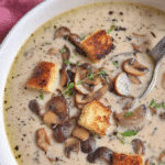 Cream of Mushroom Soup For Spring Dinner