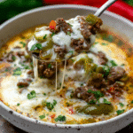 Creamy Philly Cheese Steak Soup