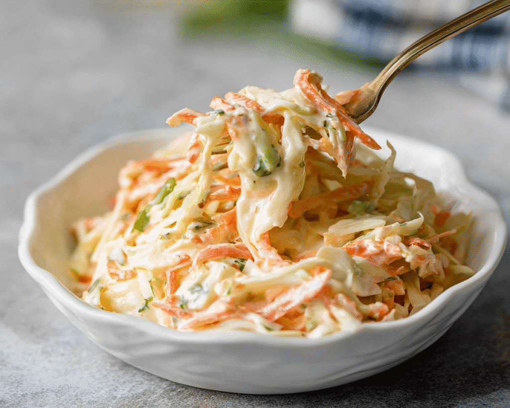 Creamy Ranch Coleslaw For Spring