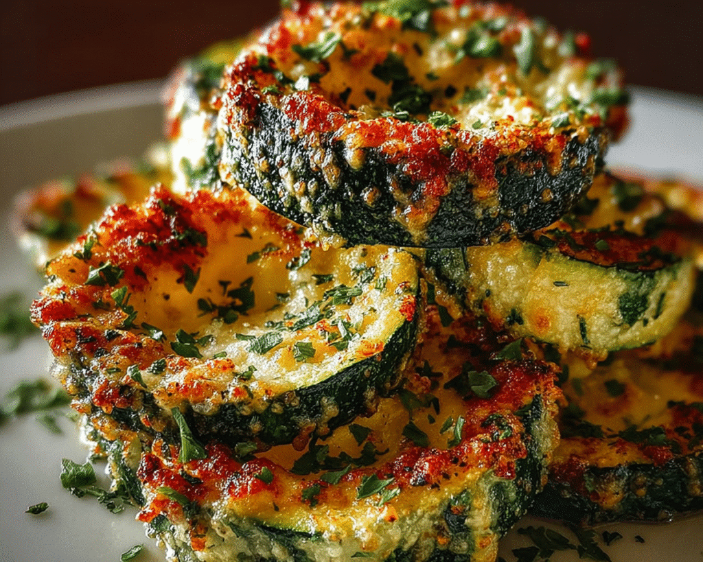 Easy Parmesan Zucchini Rings For Spring