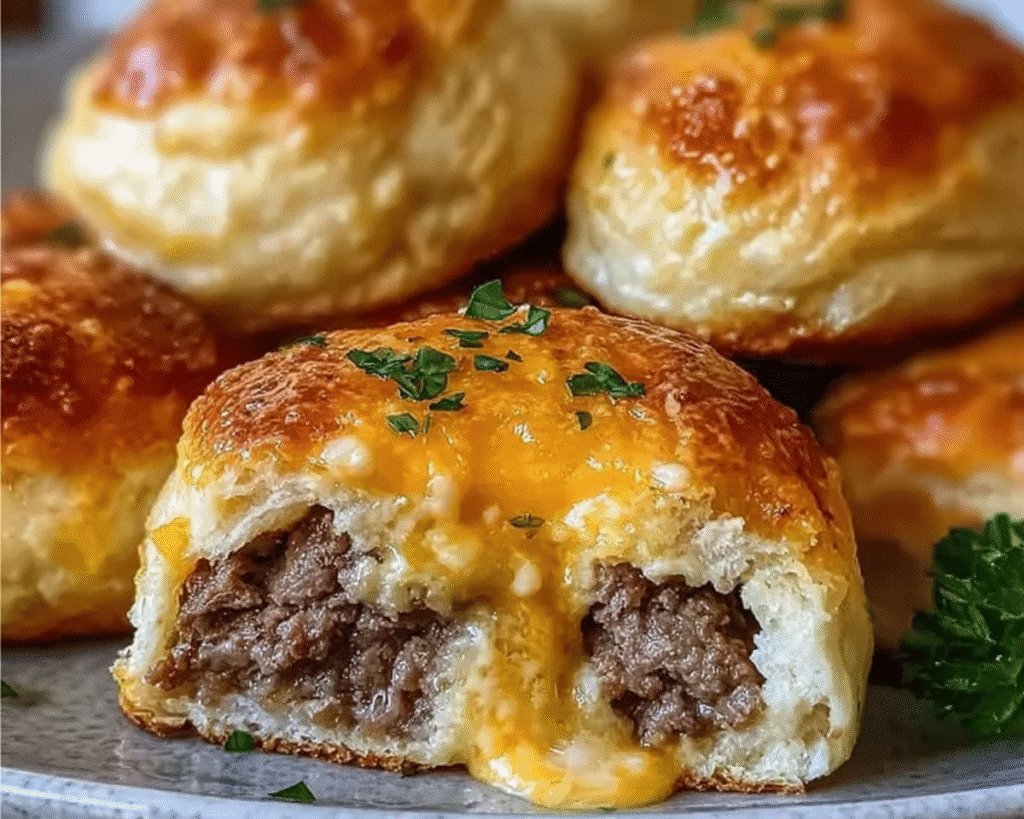 Garlic Parmesan Cheeseburger Bombs For Spring Dinner