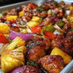 Hawaiian Chicken Sheet Pan For Spring Dinner