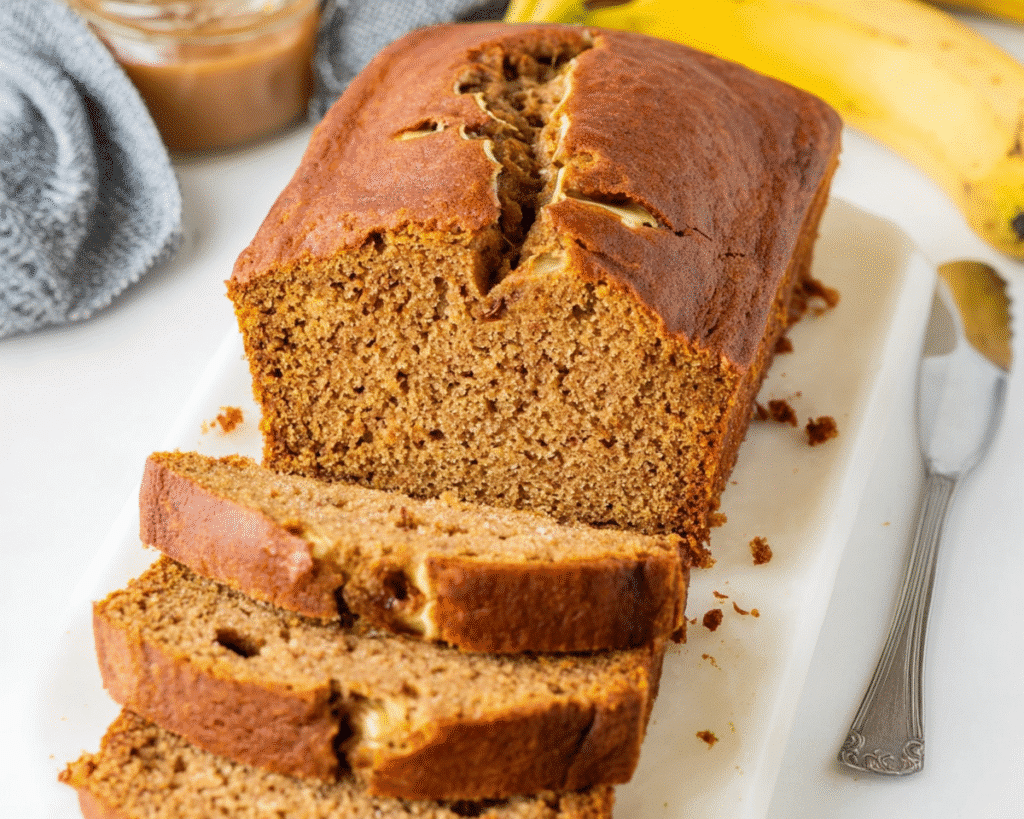 Homemade Breakfast Banana Bread For Spring