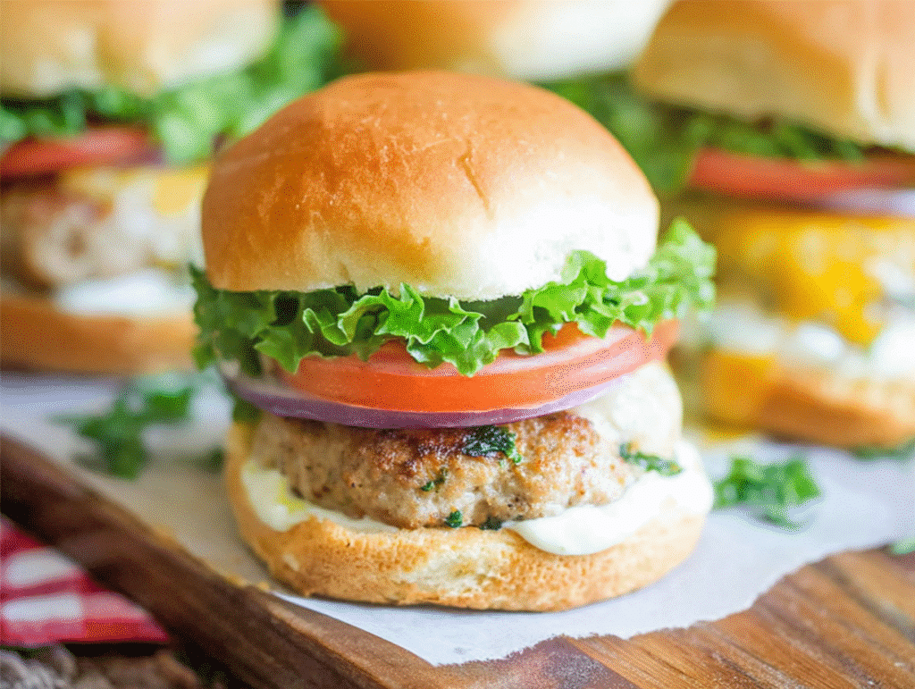 Irresistible Air Fryer Ground Turkey Sliders