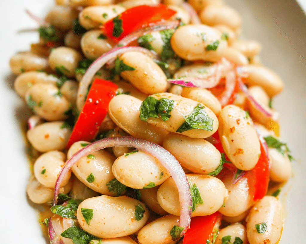Italian Marinated White Beans For Spring Dinner