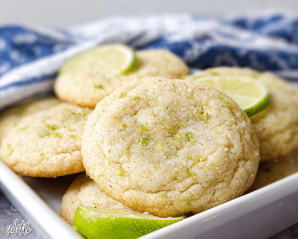 LIME SUGAR COOKIES For Spring Desserts