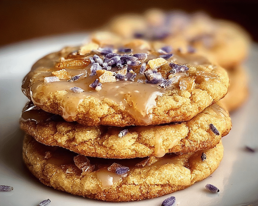 Lavender Honey Crunch Cookies