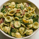 Lemon Basil Pasta Salad For Spring Dinner
