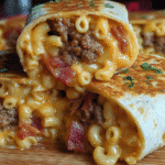 Mac Cheese Bacon Burger Rolls