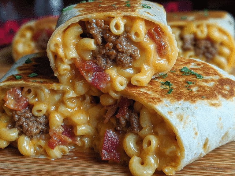 Mac Cheese Bacon Burger Rolls