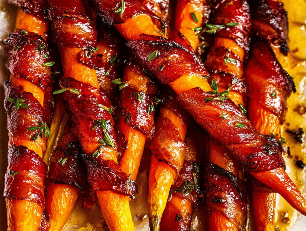 Maple Bacon Carrots