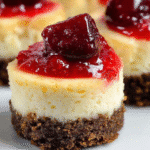 Mini Cherry Cheesecake For Spring