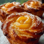 Peach Pie Cruffins