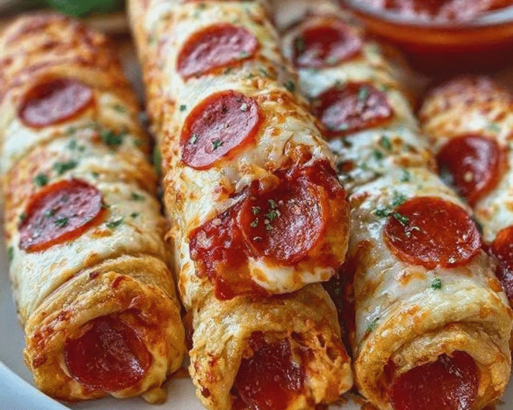 Pepperoni Pizza Roll Breadsticks