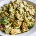 Pesto Chicken Salad For Spring Dinner