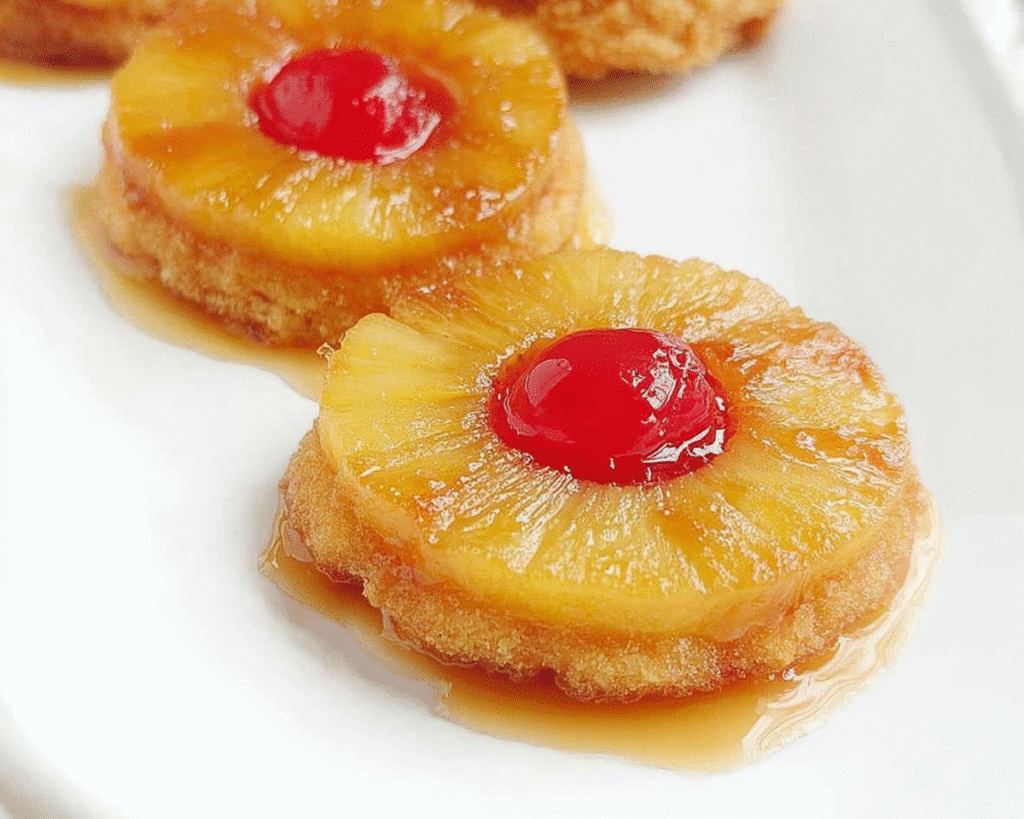 Pineapple Upside Down Sugar Cookies For Spring Desserts