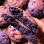 Purple Blueberry Cookies For Spring Desserts