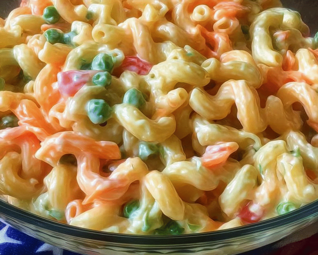 Retro Pasta Salad For Spring