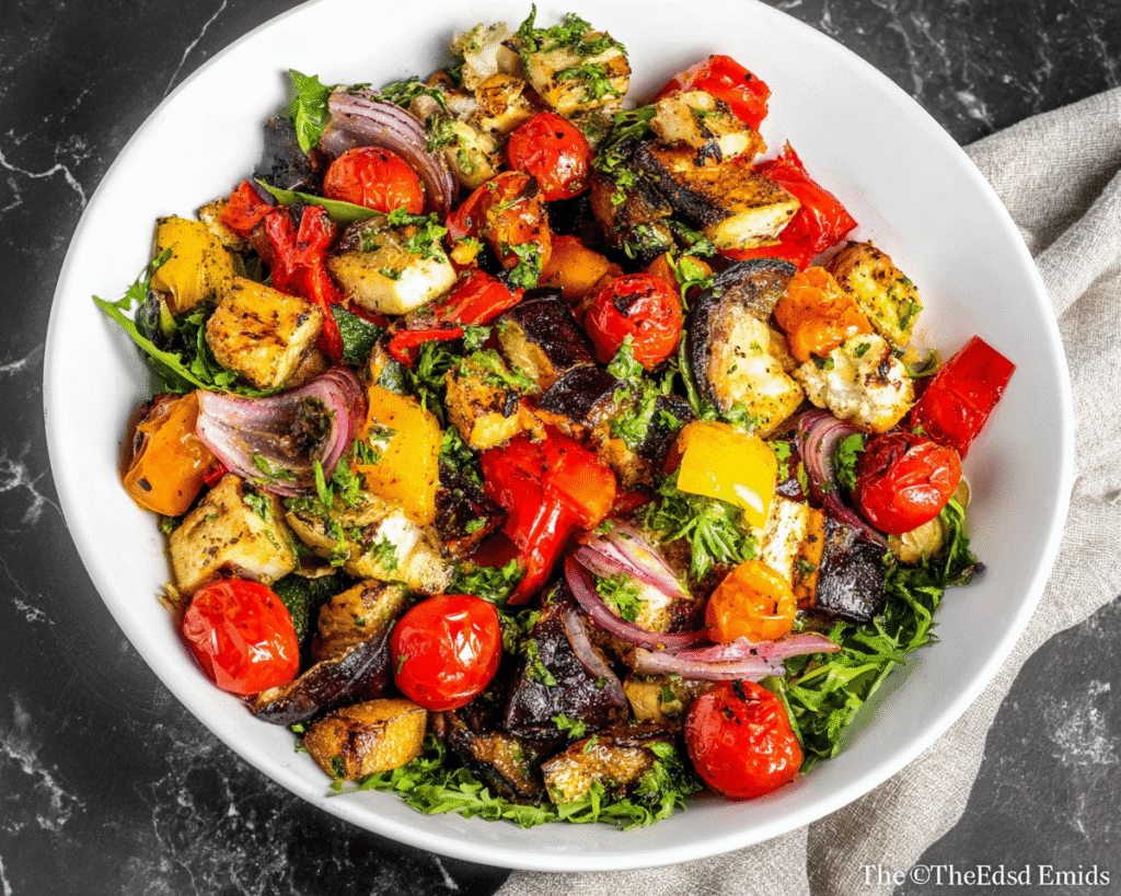 Roasted Vegetable Salad For Spring