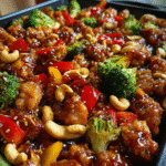 Sheet Pan Cashew Chicken For Spring Dinner