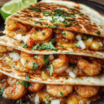 Shrimp Quesadilla with Melty Cheese